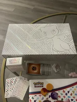 Pokemon 151 Ultra Premium Collection EMPTY Box w/ mat, Die, Energies, + Binder - Image 3