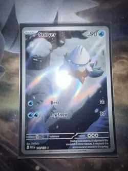 Pokemon TCG Snover 140/132 Illustration Rare Mega Evolutions - Image 1