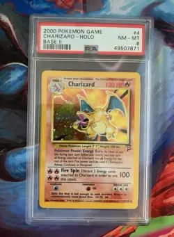 2000 Pokemon Game Charizard - Holo Base II - Image 1
