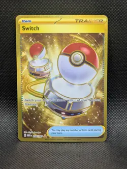 Switch 206/165 Secret Rare Pokemon TCG 151 Scarlet & Violet Near-Mint English - Image 1