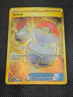 Switch 206/165 Secret Rare Pokemon TCG 151 Scarlet & Violet Near-Mint English - Image 2