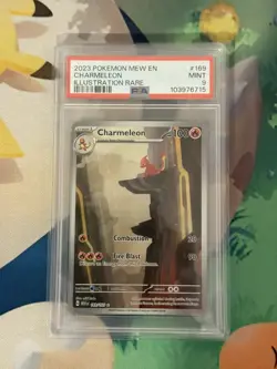 Pokemon PSA 9 Charmeleon 169/165 Scarlet Violet 151 English 2023 - Image 1