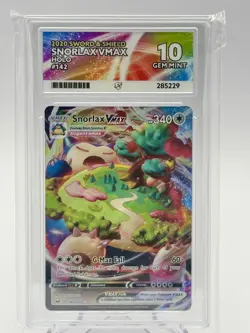 Snorlax VMAX 142/202 SWSH01: Sword & Shield Holo | Ace 10 Pokemon Card - Image 1