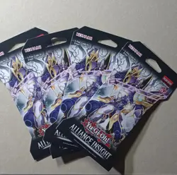 Konami Alliance Insight Yu-Gi-Oh! TCG 4 Booster Packs 1st Edition 9 Cards Engli. - Image 1
