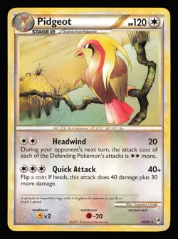 Pidgeot 30/95 Call of Legends NON-Holo Pokemon - NM - Image 1