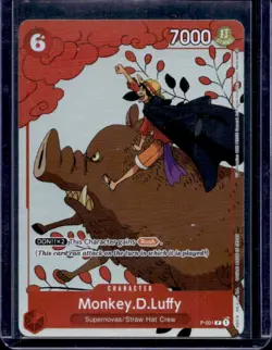 2023 One Piece Gift Collection Box Monkey.D.Luffy Promo Card #P-001 - Image 1
