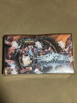 Warcraft TCG Upper Deck Blood of Gladiators Booster Box SEALED - Image 1