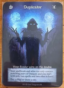Sorcery Contested Realm TCG Duplicator FOIL Avatar Gothic NM - Image 1