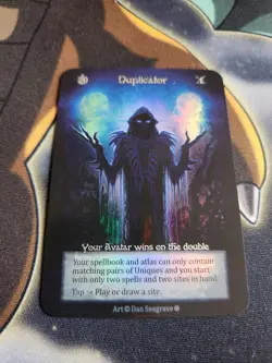Sorcery Contested Realm TCG Gothic Duplicator Avatar FOIL NM - Image 1