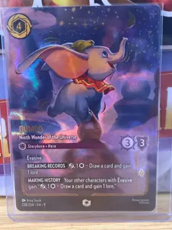 Disney Lorcana Enchanted Dumbo Ninth Wonder of the Universe - Image 1