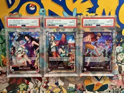 Monkey D. Luffy, Boa Hancock, Shanks PSA Magazine PSA 10 Sequential Set - Image 1
