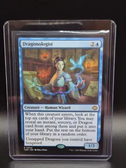 Dragonologist Tarkir: Dragonstorm Regular, NM, MTG, CCG, TCG, R 0042 - Image 1