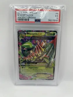 Pokemon M Sceptile EX (85 Full Art) 85/98 XY - Ancient Origins Holo PSA 5 - Image 1