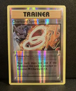 POKEMON TCG: Charizard Spirit Link 75/108 Evolutions Reverse Holo LP - Image 1