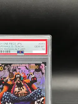PSA 10 Teach OP09-093 Manga Alt Art Emperors in the New World ONE PIECE Japanese - Image 3