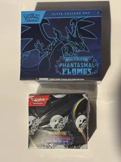 Pokemon TCG - Phantasmal Flames ETB and Booster Box Bundle - Brand New & Sealed - Image 1