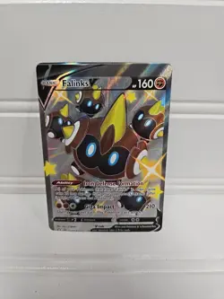 Pokemon TCG Falinks V Shining Fates: #SV115/SV122 Error Miscut Card NM - Image 2