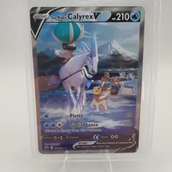 Pokemon Cards Ice Rider Calyrex V 164/198 Chilling Reign Rare Ultra NM - Image 3