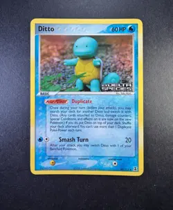 Ditto (Squirtle) EX Delta Species 40/113 Reverse Holo STAMPED Pokemon Card TCG - Image 1