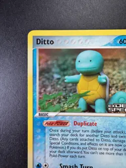 Ditto (Squirtle) EX Delta Species 40/113 Reverse Holo STAMPED Pokemon Card TCG - Image 2