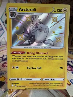 Pokemon TCG Arctozolt Shining Fates SV046/SV122 Holo Shiny Holo Rare Card - Image 1
