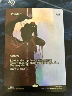 Ponder (Borderless) Marvel Universe Eternal-Legal Foil NM-M Unplayed 0013 - Image 1