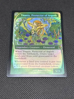 MTG Titania, Protector of Argoth(Future Sight) Mystery Booster 2 Foil - Image 2