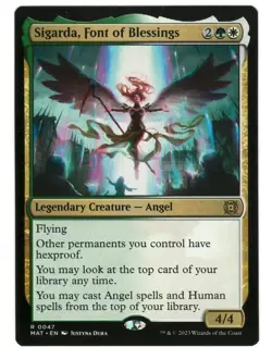 MTG Sigarda Font of Blessings MoM Aftermath Magic The Gathering TCG - Image 1