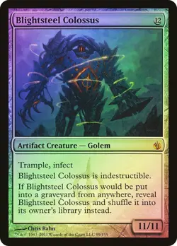 Blightsteel Colossus – NM Foil – MBS – Magic the Gathering (MTG) – #99 - Image 1