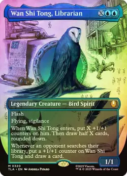 Wan Shi Tong, Librarian – NM – Magic the Gathering (MTG) Borderless, FOIL - #320 - Image 1