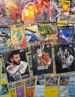 Pokemon Cards Lot 80 Foil Holos Mixed Delta Specie + 3 Signature Real Madrid - Image 1