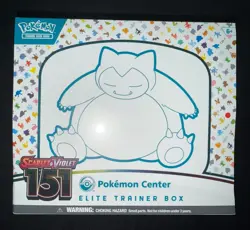 ⭐ Pokemon Center Exclusive - Scarlet & Violet 151 ETB - Factory Sealed - W/Case - Image 2