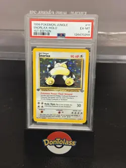 1999 POKEMON JUNGLE 1ST EDITION #11 SNORLAX-HOLO PSA 6 - Image 1