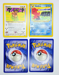 *NM* Neo Revelation Lot (4) Vintage Pokemon Cards: Stantler, Octillery, Skiploom - Image 3