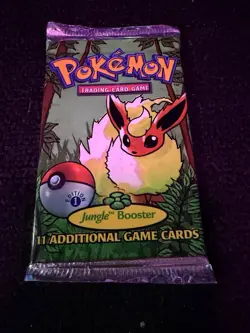 Pokemon Jungle First Edition Booster Pack Factory Sealed Excellent Cond. 21.10gr - Image 2