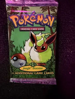 Pokemon Jungle First Edition Booster Pack Factory Sealed Excellent Cond. 21.10gr - Image 4