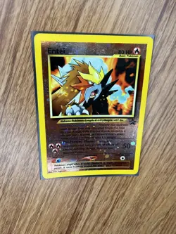 Entei #34 Black Star Promo Reverse Holo WotC Vintage Pokemon TCG MP 008 - Image 3