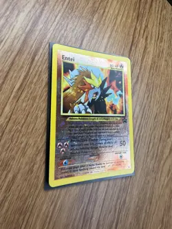 Entei #34 Black Star Promo Reverse Holo WotC Vintage Pokemon TCG MP 008 - Image 5