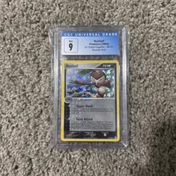 Nuzleaf Pokemon (2004) EX Hidden Legends - 45/101 Reverse Holo CGC Mint 9 - Image 1
