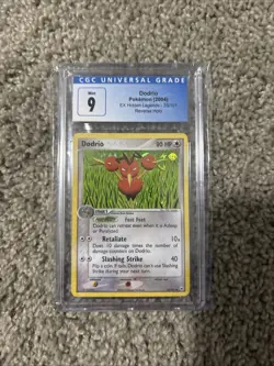 DODRIO 2004 POKEMON EX HIDDEN LEGENDS REVERSE HOLO 33/101 CGC 9 - Image 1