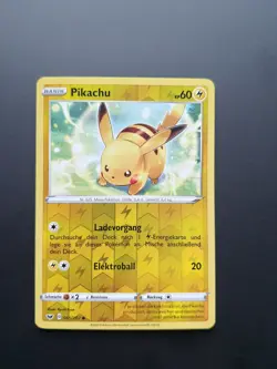 Pikachu Reverse Holo | Schwert & Schild Base Set 065/202 | DE | NM | Pokemon - Image 1