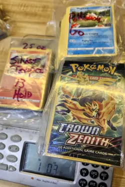 1 Lbs (Approx 250) Pokemon Crown Zenith + Go + Silver Temp Bulk Lot Regular + Ho - Image 2