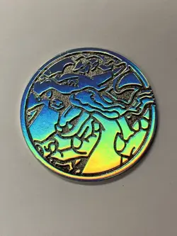 Pokemon Mega Charizard X EX UPC Ultra Premium Collection Metal Coin - Image 1