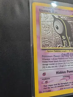 Unown [A] 14/75 Neo Discovery Holo HP Pokemon TCG - Image 3