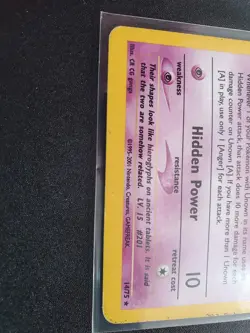 Unown [A] 14/75 Neo Discovery Holo HP Pokemon TCG - Image 4