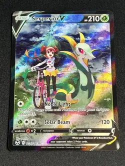 Pokemon Serperior V TG13/TG30 Silver Tempest Trainer Gallery Ultra Rare Holo🔥 - Image 1