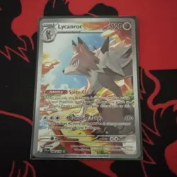 Pokemon TCG Lycanroc Illustration Rare Holo Card 166/159 Journey Together NM/M - Image 1