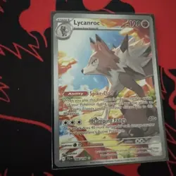 Pokemon TCG Lycanroc Illustration Rare Holo Card 166/159 Journey Together NM/M - Image 4