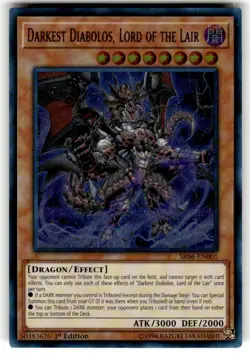 Yu-Gi-Oh! Darkest Diabolos, Lord of the Lair SR06-EN001 Ultra 1st Edition NM - Image 1