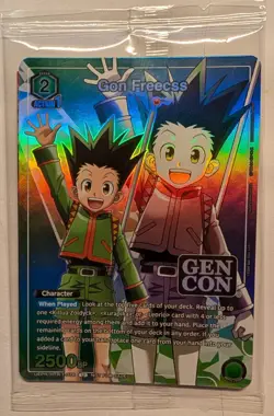 Union Arena Gon Freecss Gen Con 2024 Promo Sealed Hunter X Hunter UEPR/HTR-1-076 - Image 1
